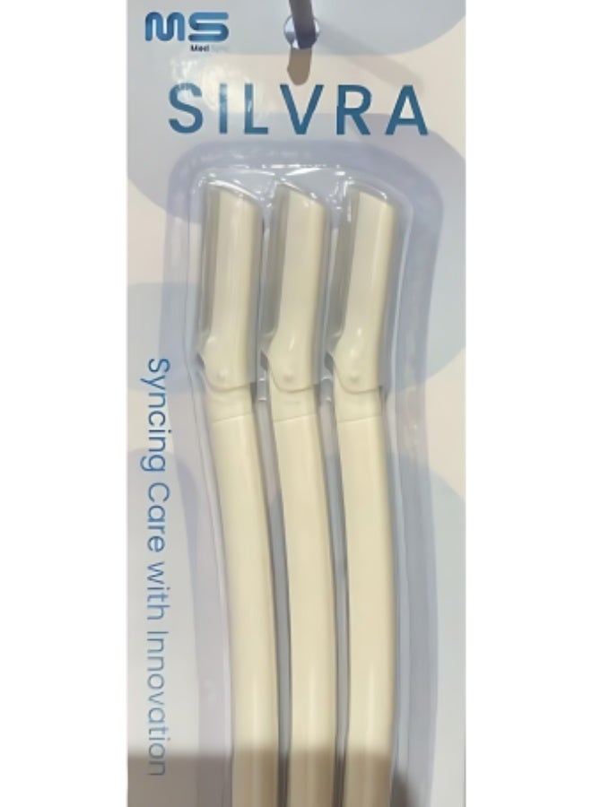 سيلفر شفرات حلاقة ناعمة للوجه من ميد سينك - 3 شفرات - Image 1