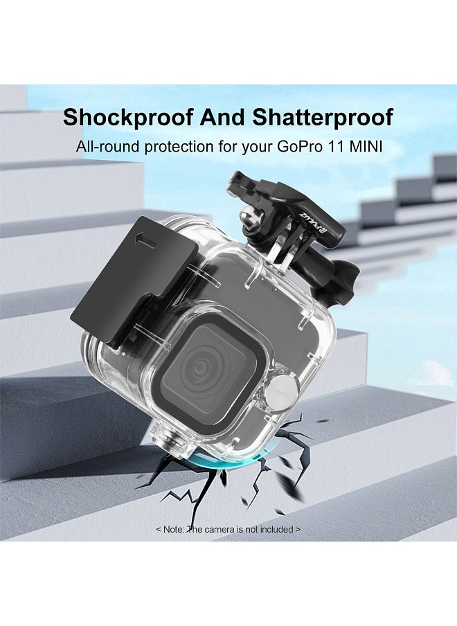 PULUZ - PULUZ PU925T Waterproof Case Housing Case Diving Protective Case for Action Camera Underwater 40m/131ft Compatible with GoPro Hero 11 Camera - Image 1