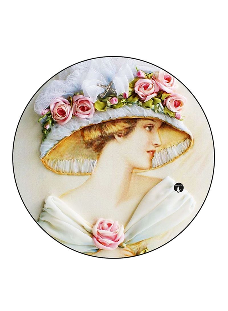 RKN Vintage Art Printed Mouse Pad  Multicolour