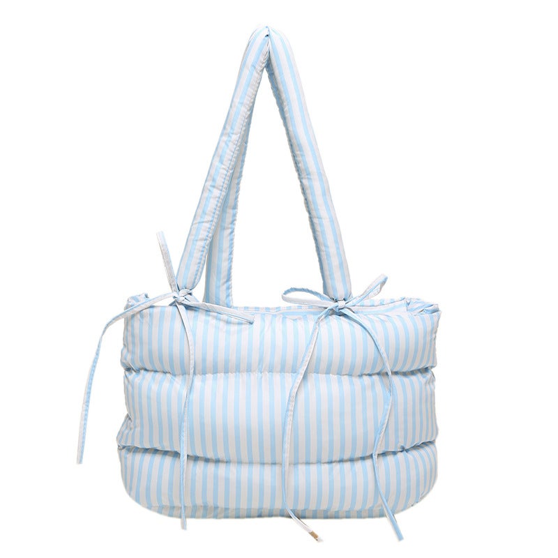 Super Popular Niche Cotton Clothing Tote Bag Women'S New Versatile Work Commuting Single Shoulder Armpit Bag - Image 1