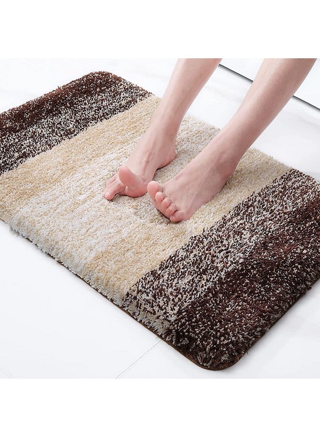 T Decore Door Mats For Home Entrance Living Room | Anti Skid Doormats For Bathroom Entrance And Bedrooms | Main Door Mats For Entrance (Brown, 16 X 24 Inch, Microfiber), Large Rectangle - Image 1