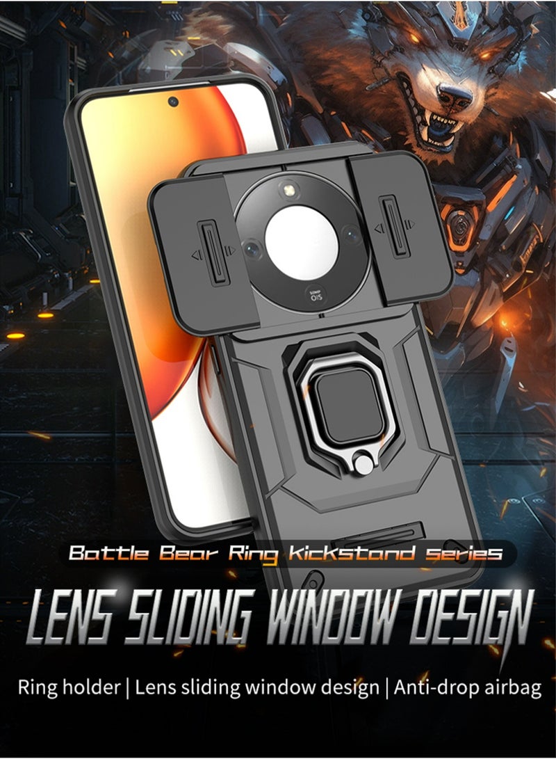 شرف X9d 5G غطاء الحالة مع غطاء الكاميرا الشريحة وحامل الحلقة، وقف القشرة الخلفية الغطاء مقاومة للخدش وامتصاص الصدمات واقي الملحقات وقف وقف الحلقة المغناطيسية للسيارة حماية - view 2