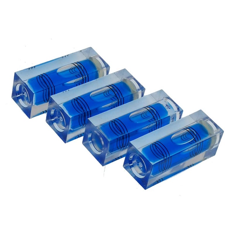 Slaige XMLEI high precision mini leveling bubble mini leveling bubble three line flat bead leveler level ruler household level instrument blue - Image 2