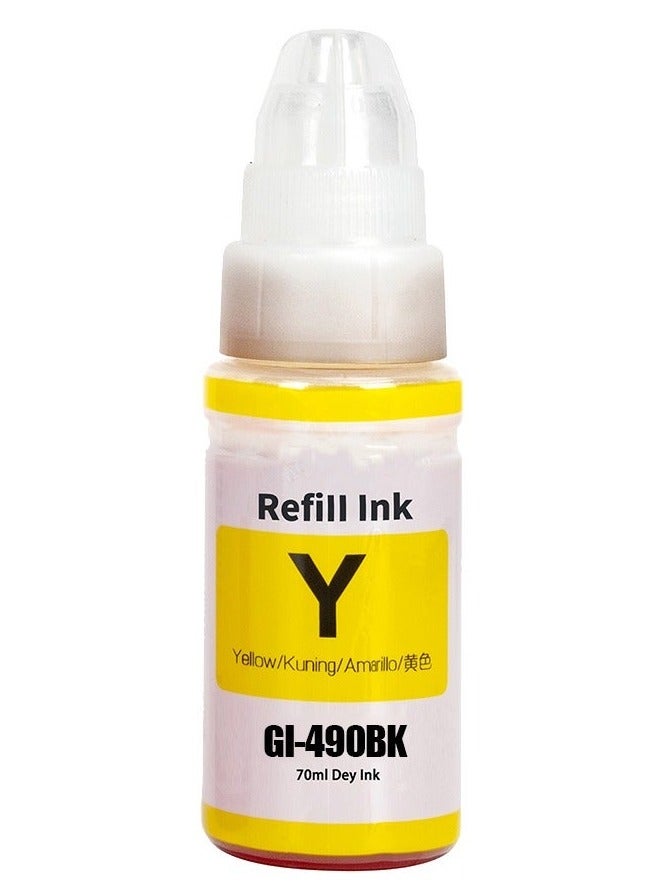NexNova® ink gi 490 for Canon Set (4-Pack Black Cyan Magenta Yellow) Ink for GI 490 for PIXMA G3400 G2400 G1400 G4400 G1411 G2411 G3411 G4411 G4410 G3410 - Image 5