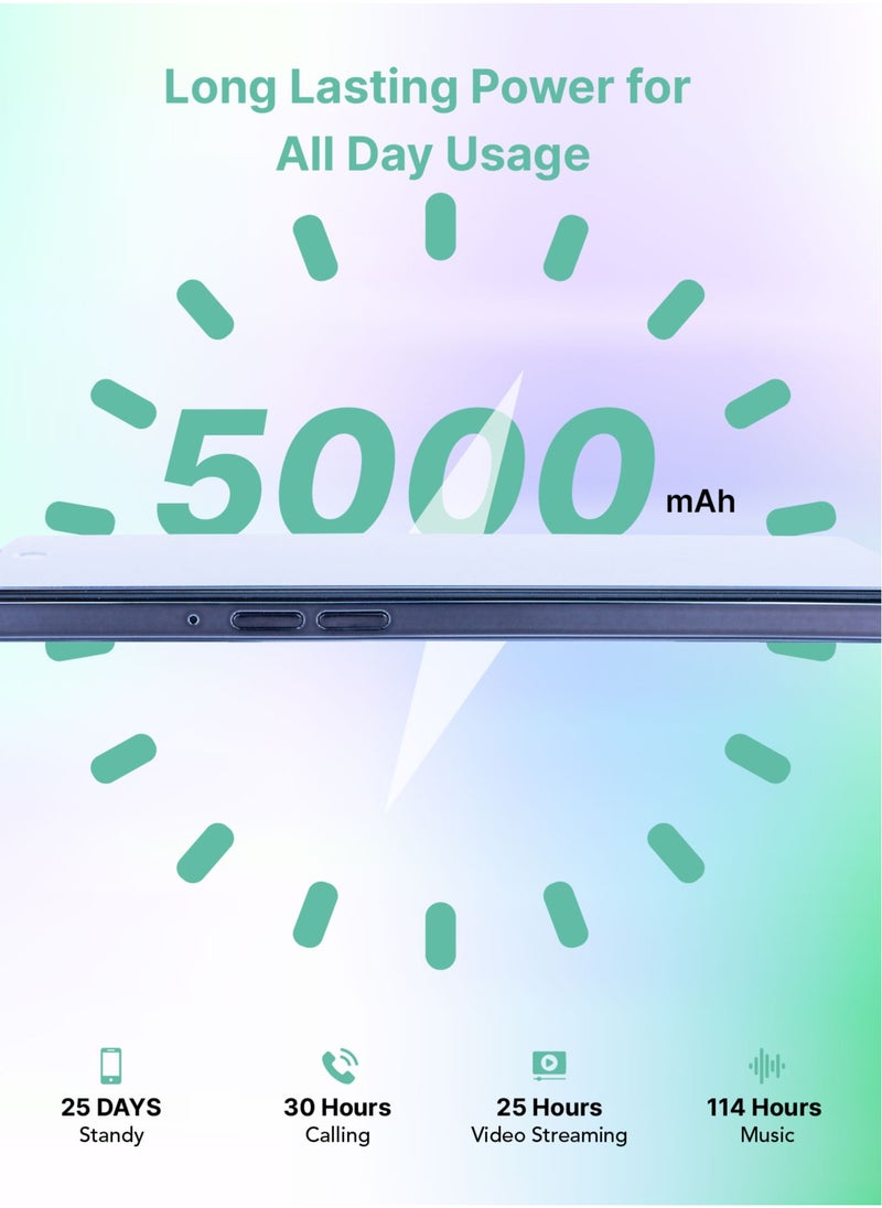 تا كتيل "هاتف ذكي أندرويد A70 - ذاكرة تخزين 64 جيجابايت، 8 جيجابايت رام، شاشة HD بحجم 6.6 بوصة، بطارية 5000 مللي أمبير، كاميرا 13 ميجابكسل (أخضر) - إصدار الشرق الأوسط"  - Image 5