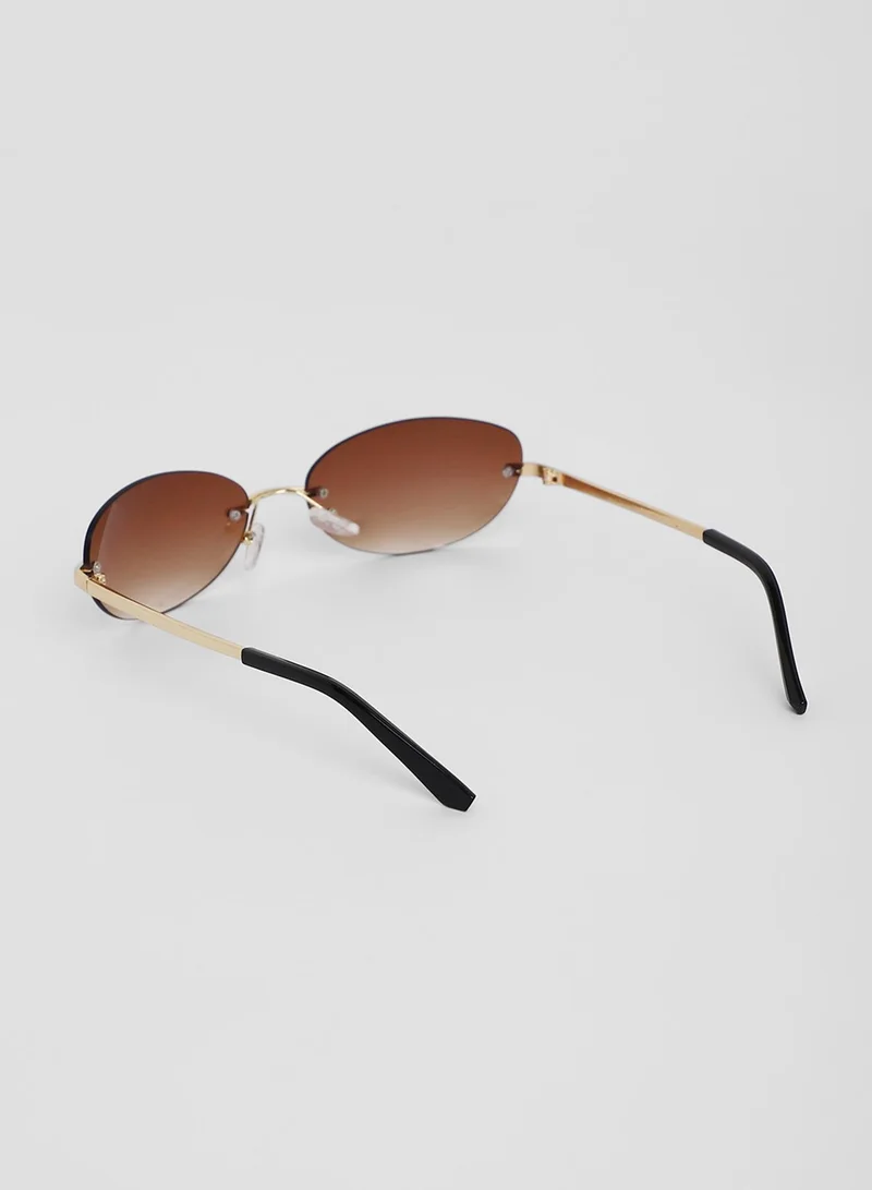 صوص هاوت The Minimal Oval Sunglasses