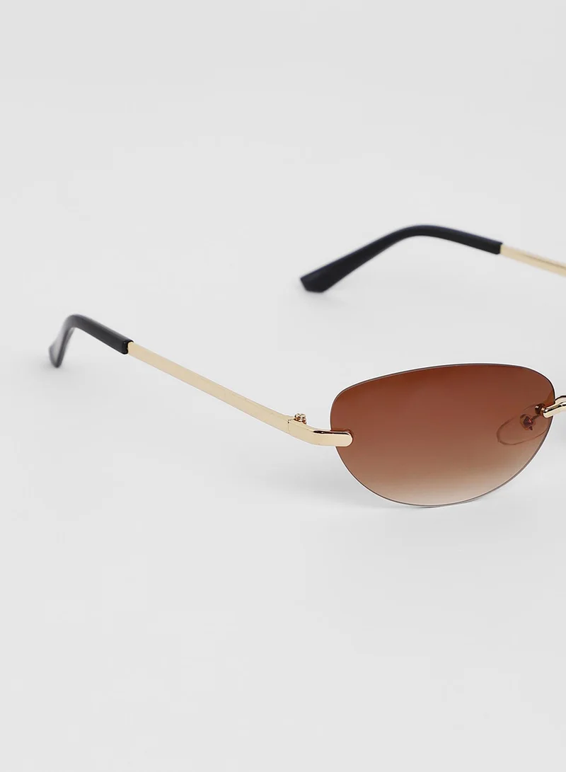 صوص هاوت The Minimal Oval Sunglasses