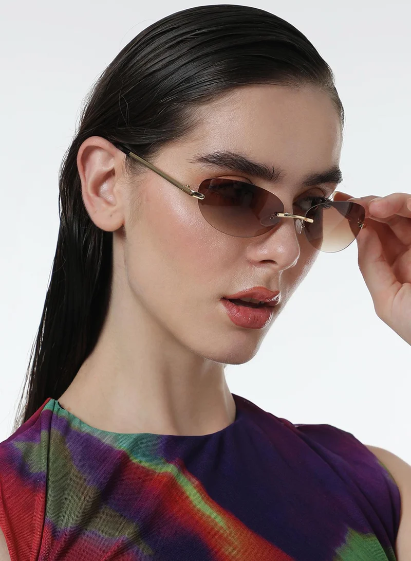 صوص هاوت The Minimal Oval Sunglasses
