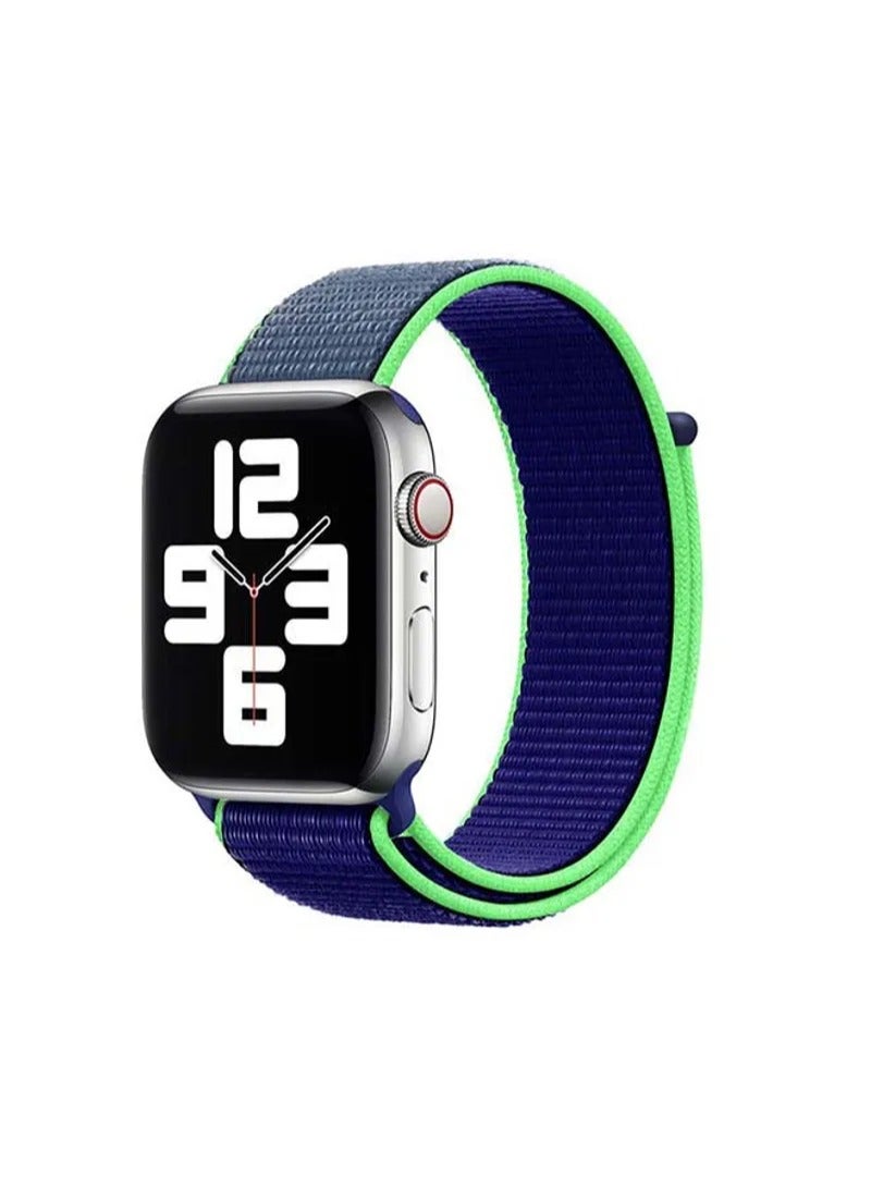 HEXABEX Apple Watch Band/Strap Compatible With 46mm/45mm/44mm/49mm Nylon Strap for Apple watch All Series Neo lime