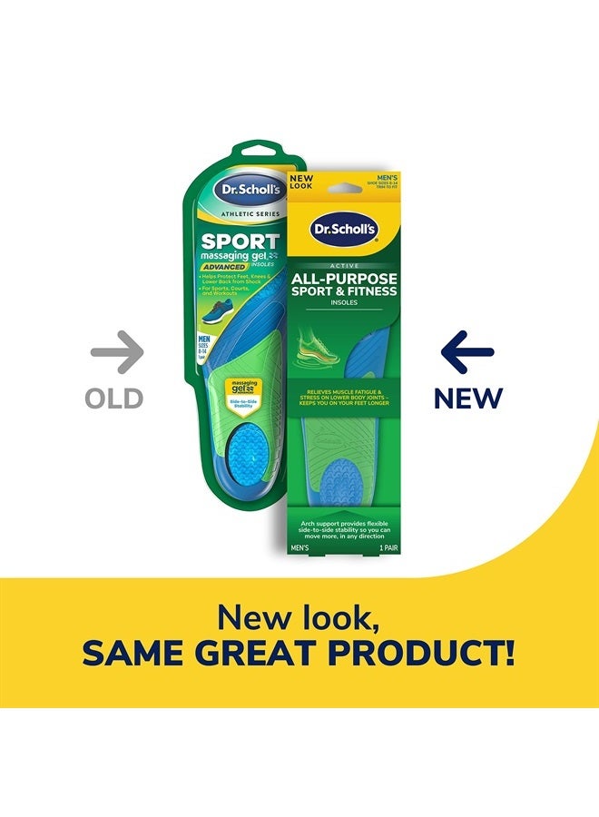 Dr. Scholl's Sport & Fitness All-Purpose Comfort Insoles,Men's, 1 Pair, Trim to Fit Inserts  - Image 2