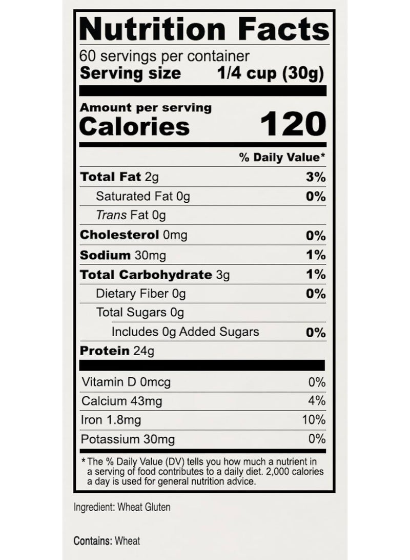 أنتوني جلوتين القمح الحيوي، 4 أرطال، نباتي، غير معدل وراثيًا، مناسب لنظام الكيتو الغذائي، منخفض الكربوهيدرات - Image 3