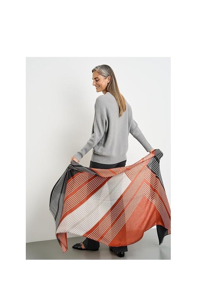 GERRY WEBER Maxi scarf with a stripe pattern - Image 3