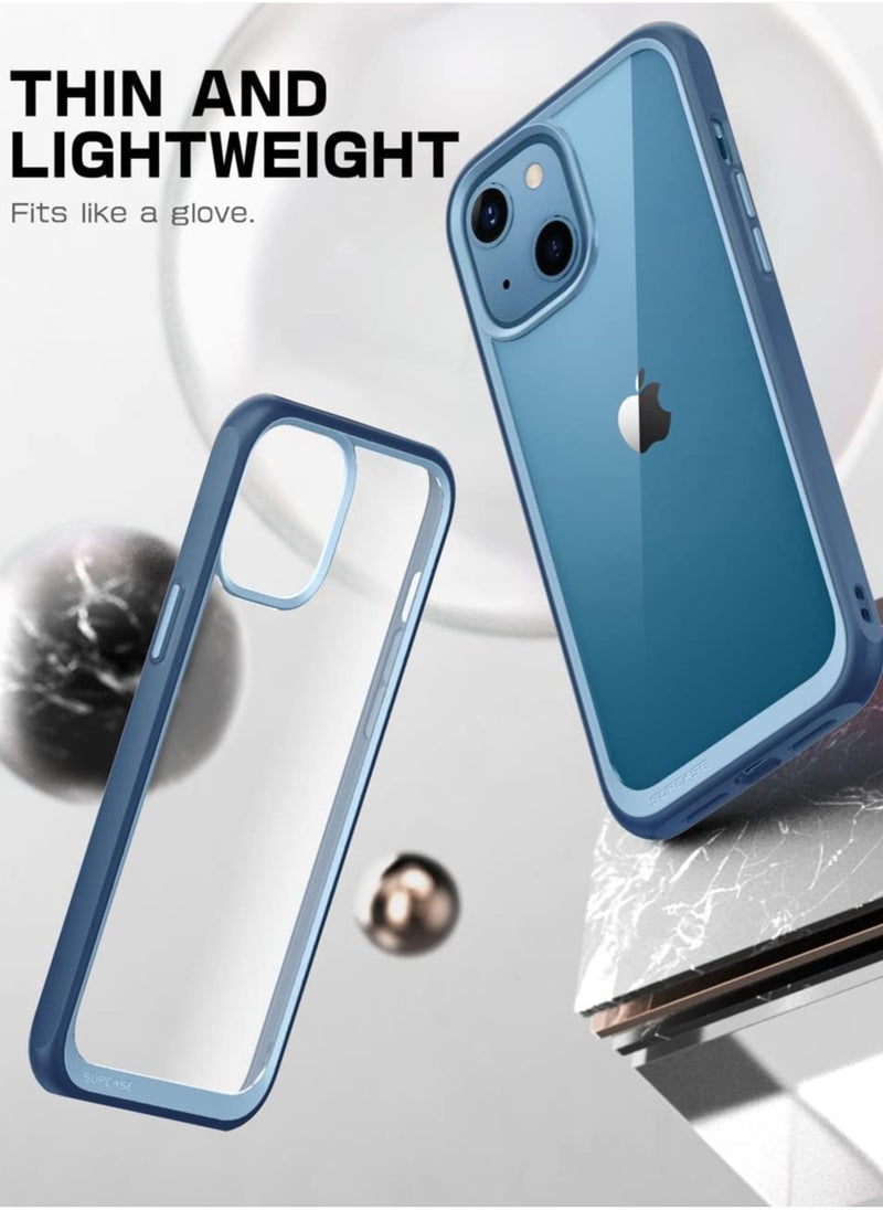 SupCase - SUPCASE Unicorn Beetle Style Series Case for iPhone 13 (2021 Release) 6.1 Inch, Premium Hybrid Protective Clear Case (Azure) - Image 1