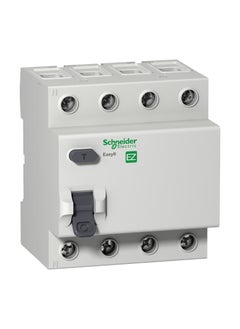 Schneider Breaker Easy9 RCCBS Easy9 Residual Current Circuit Breaker - 4P - 40A - 300 mA - AC type - 400 V EZ9R66440