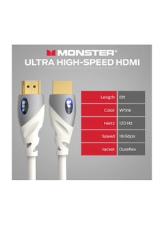 مونستر مونستر كابل HDMI الترا اتش دي 4 كيه من مونستر اسنشيالز بطول 6 قدم - 60/120 هيرتز  - Image 3