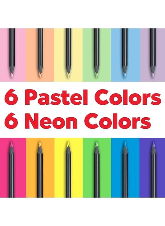 FABER-CASTELL - 12-Piece Black Edition Color Pencils Multicolor - Image 1