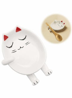 Generic lovely Cat Ceramic Spoon Rest for Kitchen Utensils, Adorable Cooking Accessory and Gift for Cat Lovers, Perfect for Counter and Stove Top Decor  - Image 1