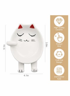 Generic lovely Cat Ceramic Spoon Rest for Kitchen Utensils, Adorable Cooking Accessory and Gift for Cat Lovers, Perfect for Counter and Stove Top Decor  - Image 5
