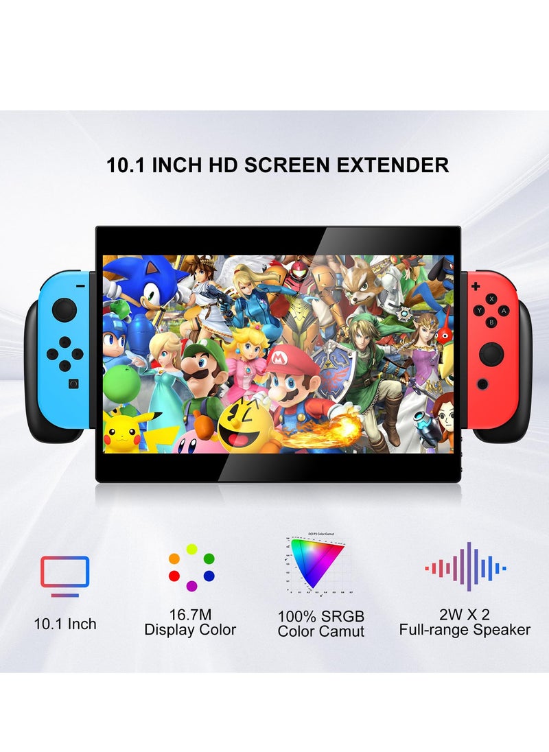 KASTWAVE 10.1‘’ Portable Monitor for Switch, 1080P Portable Gaming Monitor IPS Screen with USB Type-C, Game Mode, Travel Monitor for Switch(not Included)  - Image 2