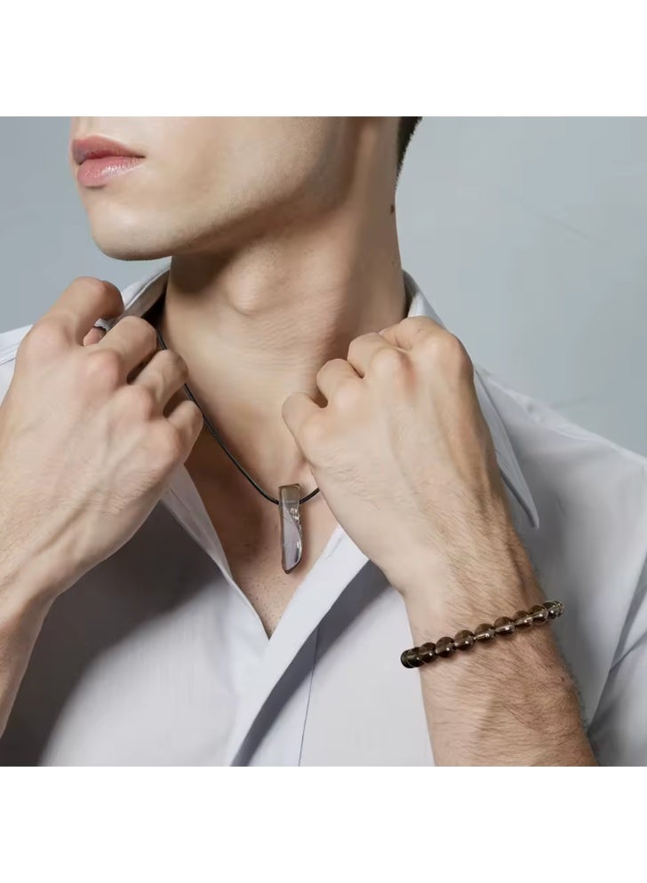 Crystal Necklace and Bracelet  Combination Set Offers a Sense of Stability and Security Stone Beaded Jewelry - Image 2