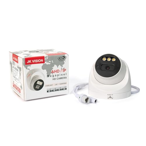 JK Vision 5MP 2Dome IP Camera Combo with 18 LED, Night Vision, Built in Audio, 30M Range, 1 Year Warranty - Image 3