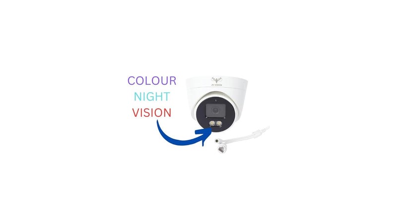 JK Vision 5MP 2Dome IP Camera Combo with 18 LED, Night Vision, Built in Audio, 30M Range, 1 Year Warranty - Image 4