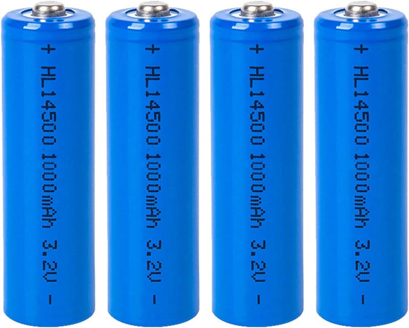 Solar Batteries 3.2V 14505 AA Solar Light Batteries Rechargeable (4PCS) - Image 1