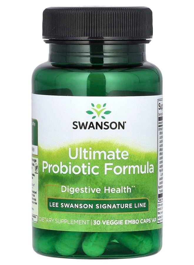 SWANSON Ultimate Probiotic Formula 30 Veggie Embo Caps Ap