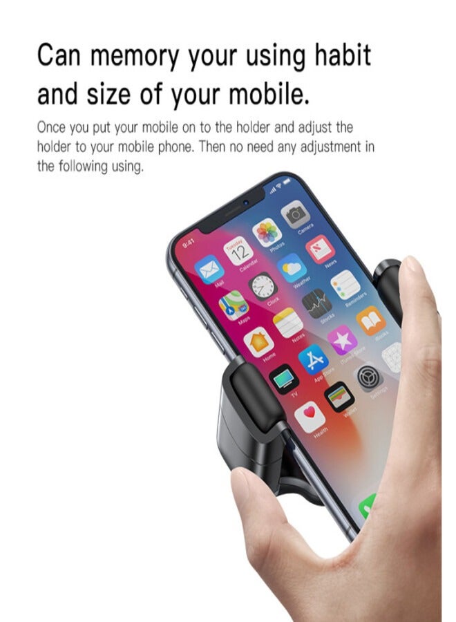 Yesido C161 Air Vent Memoried Clip Phone Holder  - Image 3