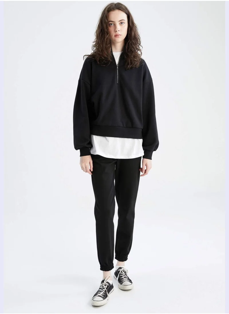 DeFacto Relax Fit Tie Waist Sweatpants