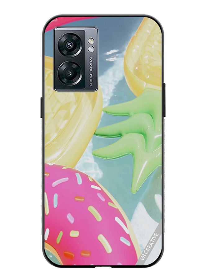 VR CREATIVE Protective Case Cover For OnePlus Nord N300 Pool Fun Design Multicolour - Image 1