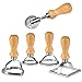 Chrider Chrider Ravioli Stamp Set (Set of 5), Ravioli Maker Cutter with Wooden HandleÃ¢â‚¬â€œfor Ravioli, Pasta, Dumplings  - Image 2