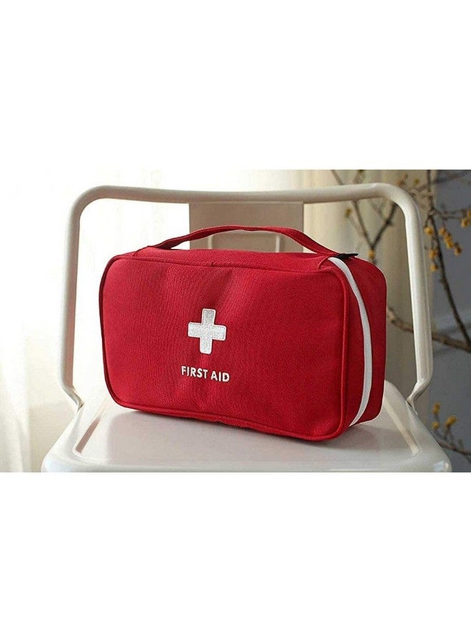 Portible Multi-Function Large Medical Kit First Aid Pouch | Medicine Organizer Box For Travelling Car, Home, Office | Emergency First Aid Kit Box Organizer ( Pack Of 1 ). - Image 2