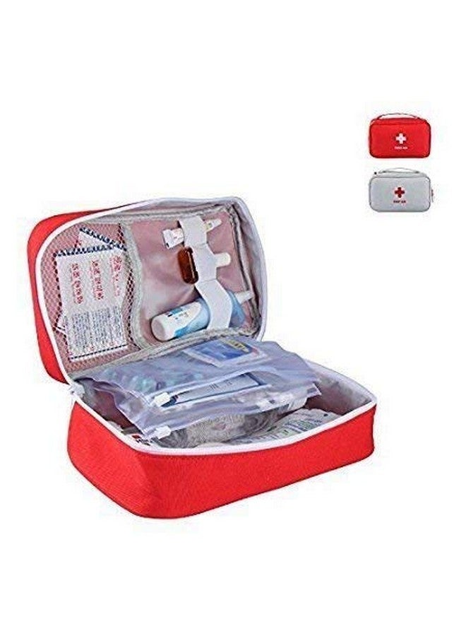 Portible Multi-Function Large Medical Kit First Aid Pouch | Medicine Organizer Box For Travelling Car, Home, Office | Emergency First Aid Kit Box Organizer ( Pack Of 1 ). - Image 3