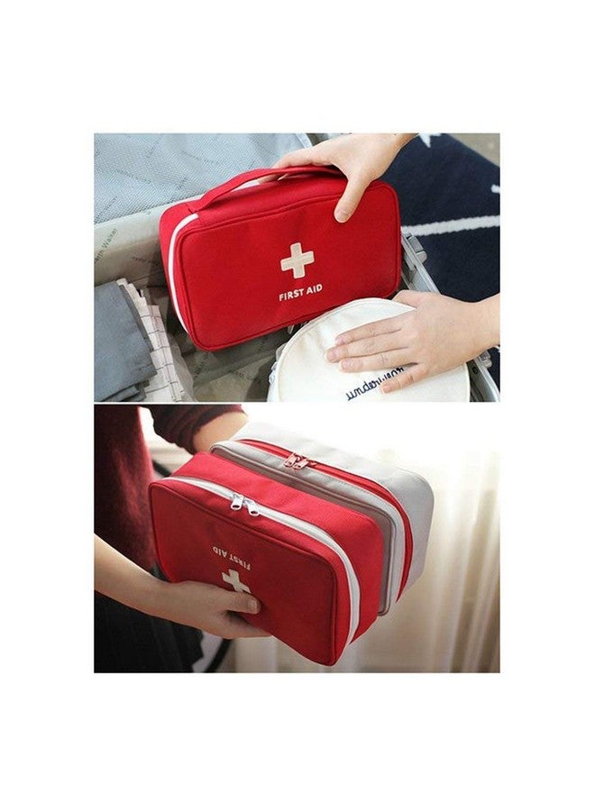 Portible Multi-Function Large Medical Kit First Aid Pouch | Medicine Organizer Box For Travelling Car, Home, Office | Emergency First Aid Kit Box Organizer ( Pack Of 1 ). - Image 5