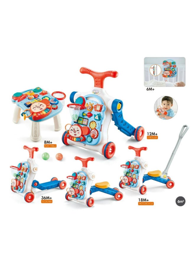 5-in-1 Baby Push Walker & Learning Toy for Toddlers - Image 5
