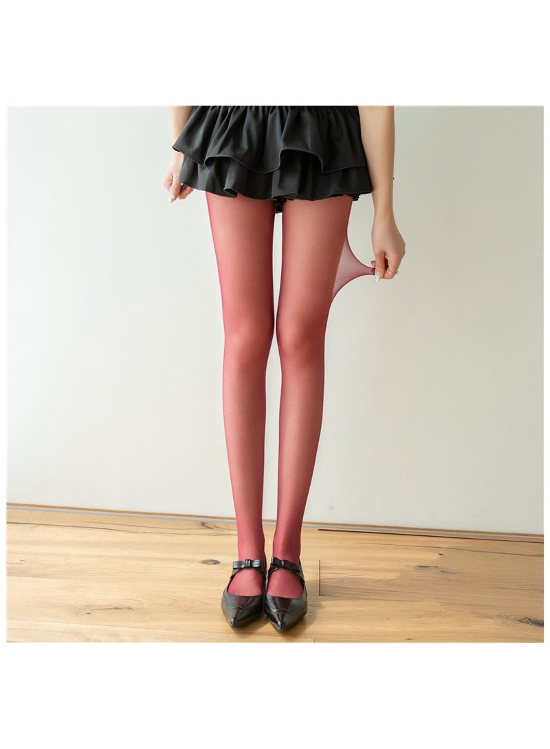 Fashionable Women's Stockings 15D ultra-thin Solid Color Matte Tight Fitting Pantyhose 
