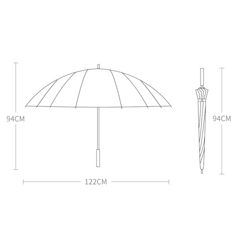 FOROLY Windproof Golf Umbrella for Men and Women - Large 47 Inch Waterproof Double Canopy, Automatic Open and Close, UV Protection Chaata, Durable and Lightweight (Maroon) - Image 2
