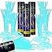 Hanaive 300 Pcs Glow Sticks Bulk 8 Inch Glow in The Dark Party Favors Neon Bracelet and Necklace Light up Sticks with Connectors for Anniversary Birthday Party SupplyAqua - Image 2