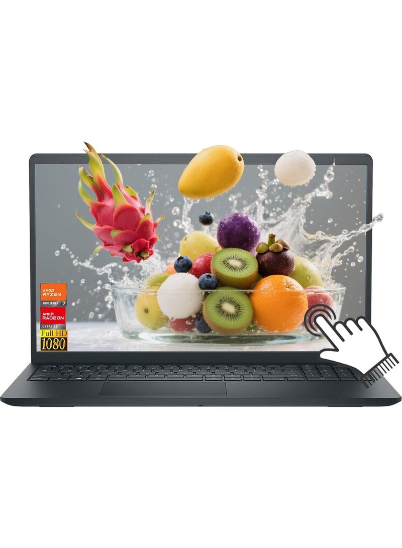 DELL (Upgraded Version) Inspiron 15 3535 Touchscreen Laptop With 15.6-Inch FHD (1920x1080) IPS Display,AMD Ryzen 7 7730U Processr/32GB RAM/1TB SSD/AMD Radeon Graphics/Windows 11 English black - Image 1