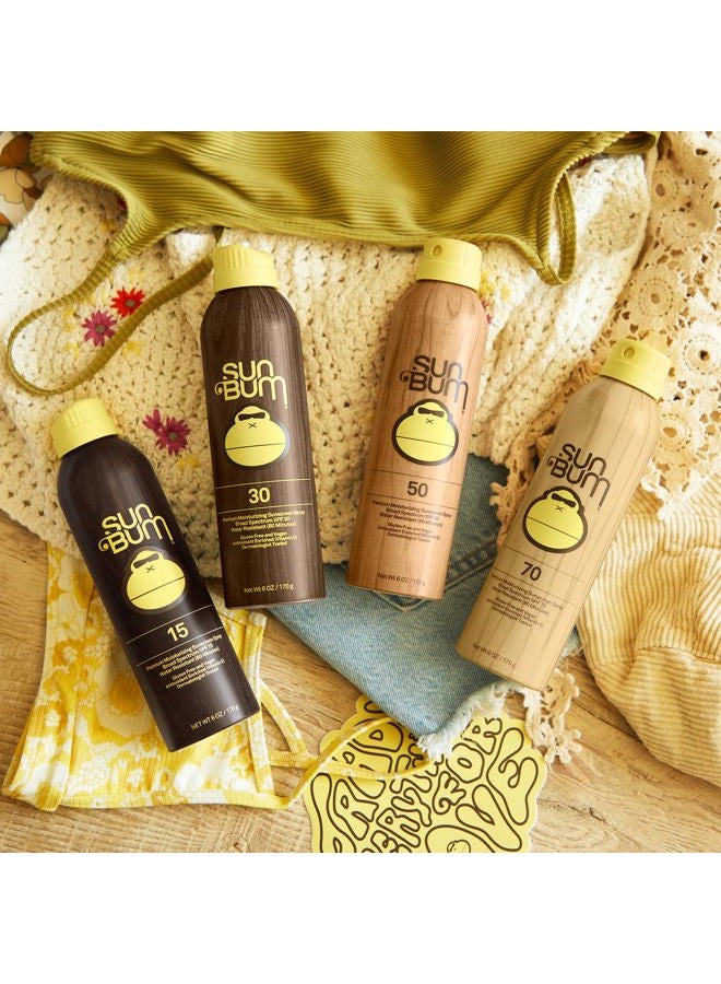 Sun Bum بخاخ واقي شمس مرطب أصلي SPF 30، 6 أونصة (3 عبوات) - Image 5