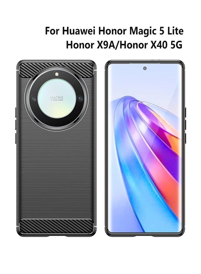 KASTWAVE Huawei Honor Magic 5 Lite/Honor X9A/Honor X40 5G Brushed Phone Case, Made of Soft TPU material, Slim and lightweight, Military-Grade Drop Protection Phone Cover for Honor Magic 5 Lite/X9A/X40 5G  - Image 1