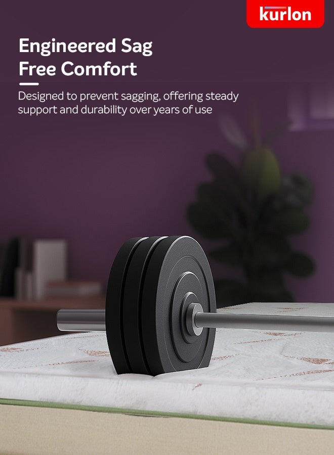 Kurlon HR Foam Topper| Breathable High-Resilience Foam| Anti-Skid Surface| Pressure Relief| Temperature Control| Long-Lasting Support| 2 Years Warranty| Super King Size 200 x 200 x 5 - Image 4