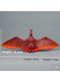 Godzilla Monster King Soft Rubber Model Toy Series Raton Monster Angiras Mechanical Three-headed Dragon Red Lotus-Color:Raton