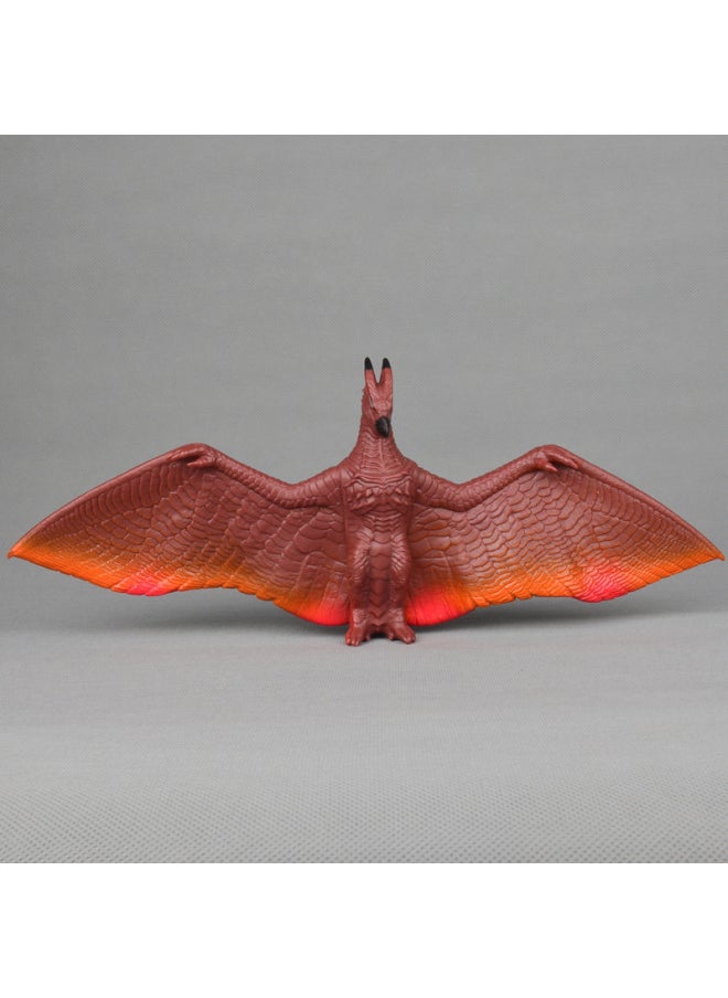Generic - Godzilla Monster King Soft Rubber Model Toy Series Raton Monster Angiras Mechanical Three-headed Dragon Red Lotus-Color:Raton - Image 1