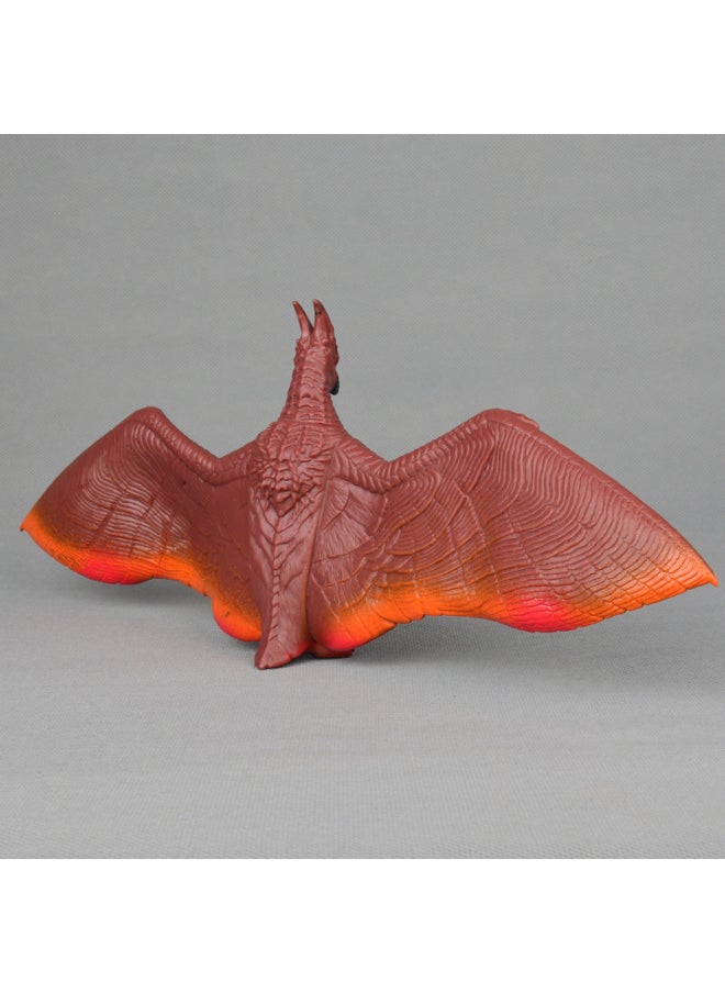 Generic - Godzilla Monster King Soft Rubber Model Toy Series Raton Monster Angiras Mechanical Three-headed Dragon Red Lotus-Color:Raton - Image 1