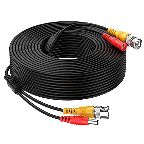 EKYLIN 65 Feet All-in-One BNC Video Extension Cable with Power DC Connector for Security Camera Home Surveillance CCTV Closed-Circuit TV System - Image 1