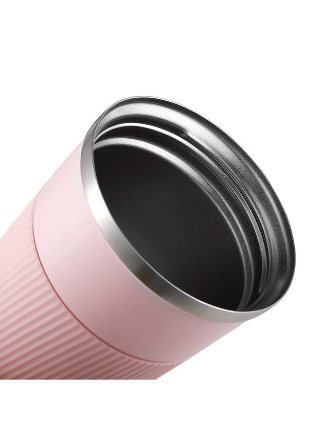 Wosta Travel Mug, Insulated Coffee Cup with Leakproof Lid,Vacuum Insulation Stainless Steel Reusable for Hot Cold Coffee, Water and Tea, Mug with Non-Slip Protective Cover. (Pink 510 Ml) - Image 4