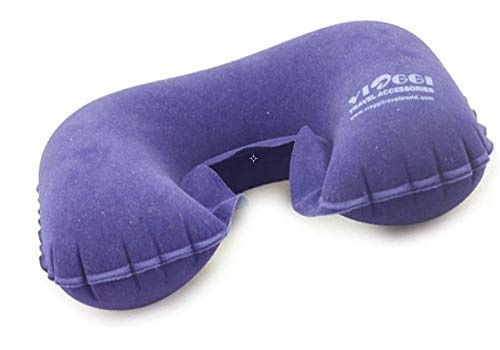 Viaggi Purple Inflatable travel pillow - Image 4
