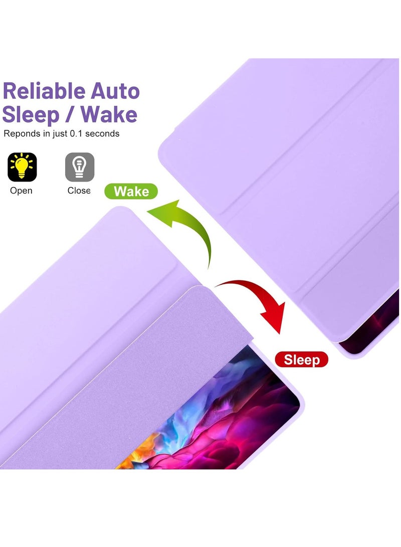 JAJEEK Case for Samsung Galaxy Tab A9+ / A9 Plus 11 Inch 2023 – Thin Folio Stand Tablet Protective Case, Auto Wake/Sleep, Multi-Angle Viewing, Lightweight and Durable, Purple Color for Full Protection - Image 3